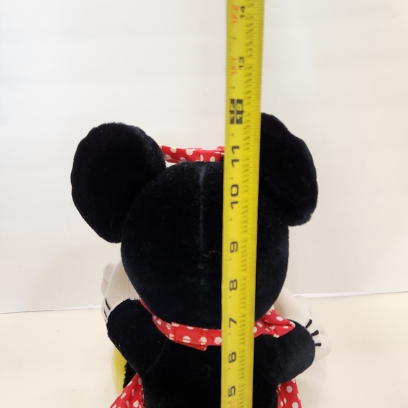 Vintage Walt Disney Minnie Mouse Stuffed Animal Plush Disneyland Polka Dot - Picture 6 of 7